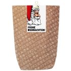 Geschenkverpackung für Weihnachtsgeschenke „Frohe Weihnachten“ (Motiv Weihnachtsmann)