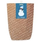 Schöne Geschenkverpackung für Weihnachtsgeschenke „Let it snow“