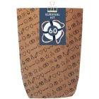 Geschenktüte Überlegenspaket 60. Geburtstag „Survival Kit 60“ - zum Befüllen