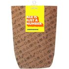 Geschenktüte „Age is just a number“ – zum Befüllen