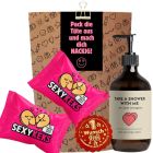 Geschenktüte „Mach dich nackig!“ – Lustiges Geschenk für Freund:in (Set 2)