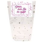 Mitgebseltüte SCHÖN, DASS DU DA WARST - pink - zum Befüllen
