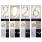 Wunderkerzen Zahlenset 2026 - Silvestergeschenk