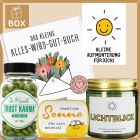 Geschenkbox Gute Besserung Paket „Kleine Aufmunterung für dich“ (Set 1)