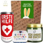 Geschenktüte lustige Aufmunterung „Hold the ears stiff!“ (Set 14)