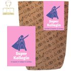 Geschenktüte + Grußkarte „Super Kollegin“ – zum Befüllen