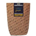 Geschenktüte GLÜCKWUNSCH ZUM MASTER! - zum Befüllen