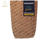 Geschenktüte GLÜCKWUNSCH ZUM MASTER! - zum Befüllen