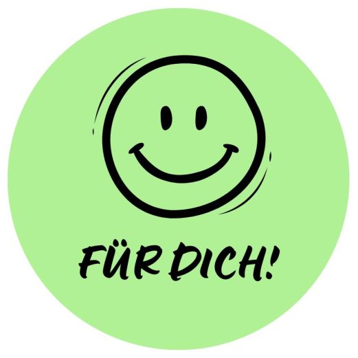 Aufkleber Sticker kreisrund ø 7 cm 