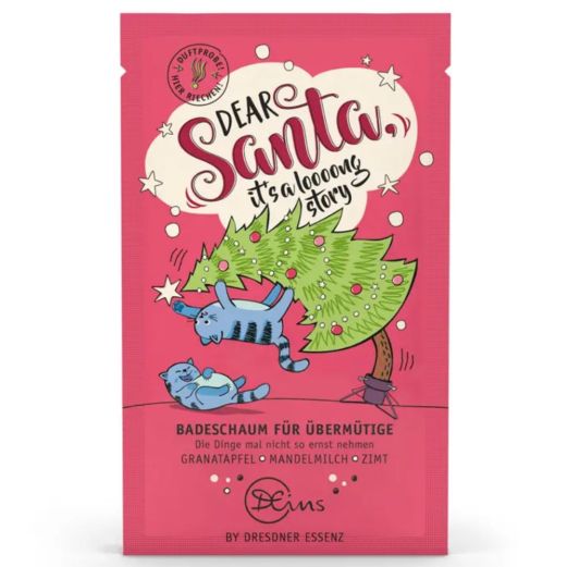 Schaumbad für Übermütige „Dear Santa it`s a loooong story“