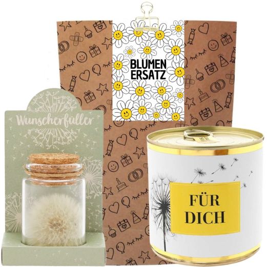 Geschenktüte Blumenersatz – Originelles Geschenk statt Blumen (Set 3)