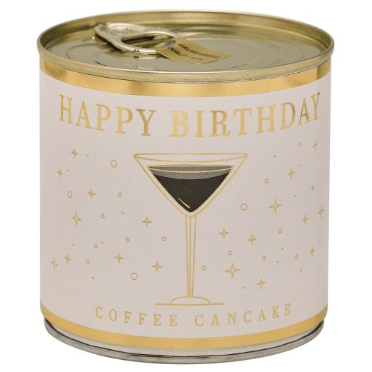 Cancake HAPPY BIRTHDAY - Creme Kaffee