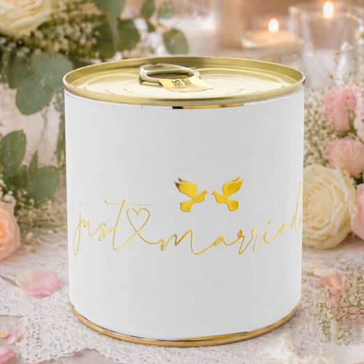 Cancake zur Hochzeit “Just Married“ (Marmorkuchen)