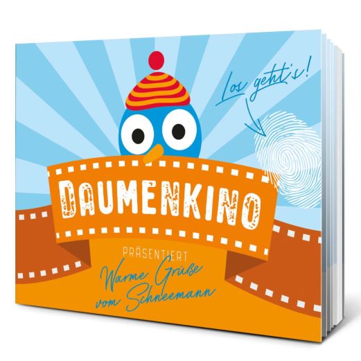 Daumenkino WARME GRÜSSE VOM SCHNEEMANN