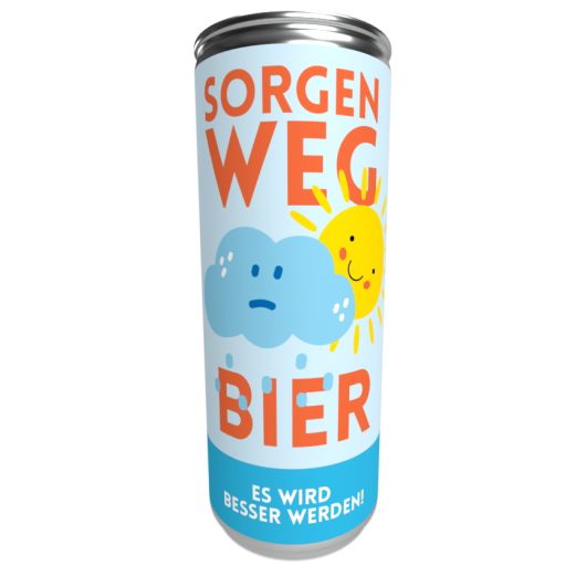 Dosenbier SORGEN WEG