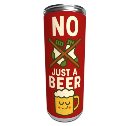 Dosenbier „No Socks Just A Beer“ - Sehr lustiges Wichtelgeschenk