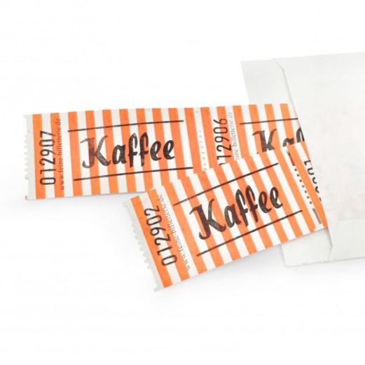 Einzelwertmarke zum Einlösen „Kaffee“ – Mini-Geschenk