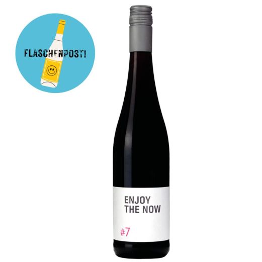 Flaschenpost! Rotwein ENJOY THE NOW