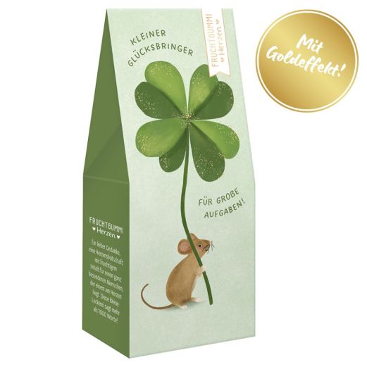 Fruchtgummi Herzen „Kleiner Glücksbringer“