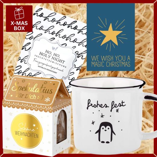 Geschenkbox Weihnachten „We wish you a magic christmas“ (Set 3)