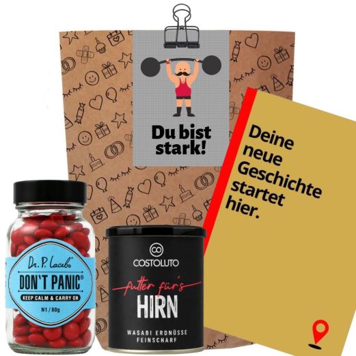 Geschenktüte Mutmacher „Du bist stark!“ (Set 2)
