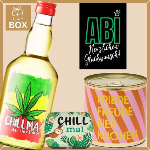 Geschenkbox ABI GESCHAFFT - HERZLICHEN GLÜCKWUNSCH! # 1