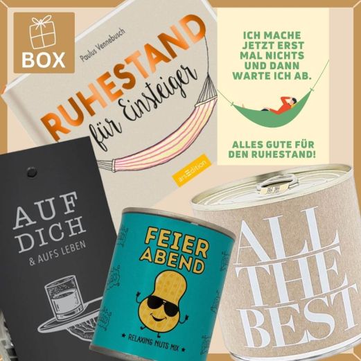 Geschenkbox ALLES GUTE FÜR DEN RUHESTAND! # 2