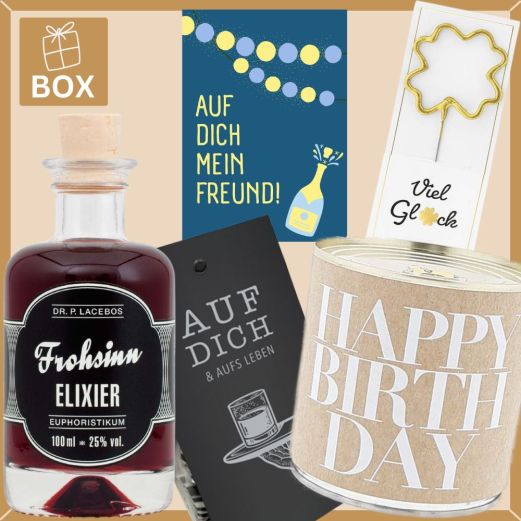 Geschenkbox AUF DICH MEIN FREUND! # 1