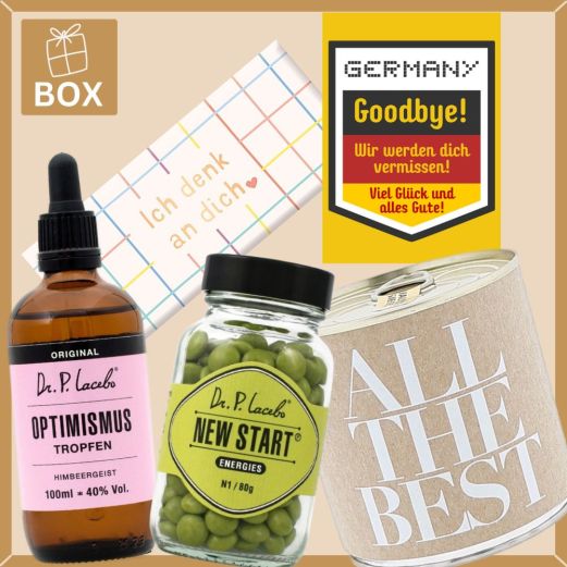 Geschenkbox für Auswanderer GOODBYE! # 3