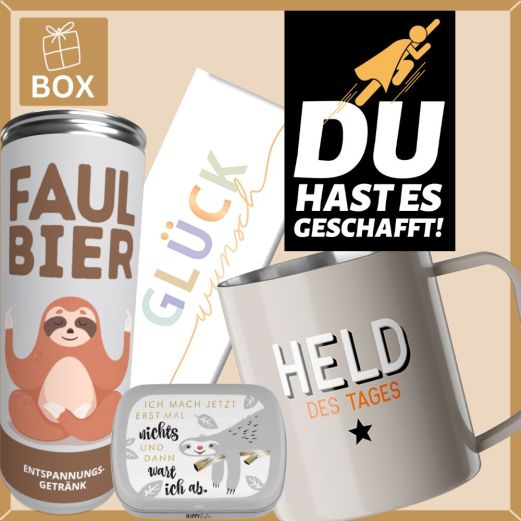 Geschenkbox DU HAST ES GESCHAFFT! # 2