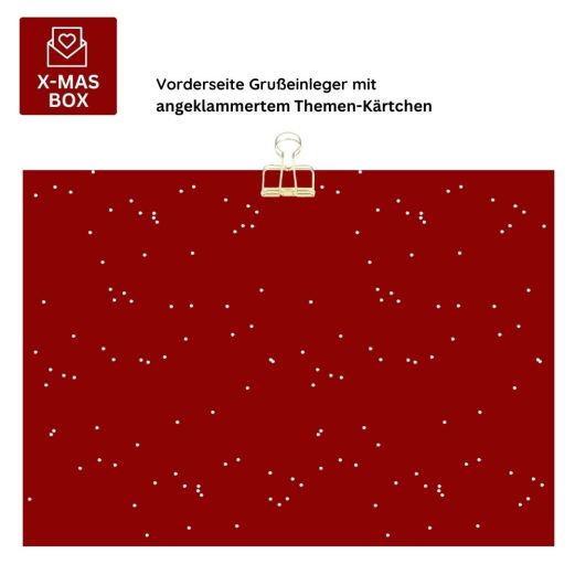 Einleger X-MAS - FÜR PERSÖNLICHE GRÜSSE