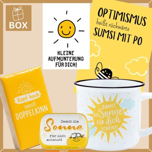 Geschenkbox Gute Besserung Paket „Kleine Aufmunterung für dich“ (Set 6)