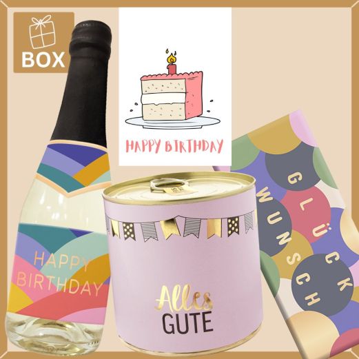Geschenkbox HAPPY BIRTHDAY - GEBURTSTAGSKUCHEN # 2
