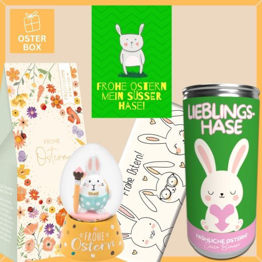 Geschenkbox FROHE OSTERN MEIN SÜSSER HASE # 1