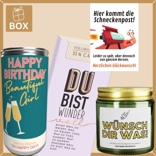 Geschenkbox HIER KOMMT DIE SCHNECKENPOST! # 2