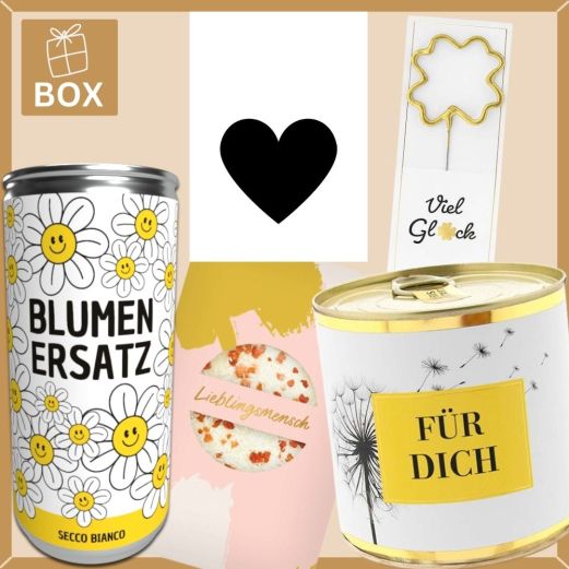 Geschenkbox SCHWARZES HERZ # 1