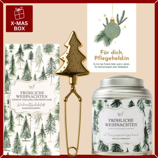 Geschenkbox Weihnachten – Für Pflegekräfte / Pflegeheld:in (Set 2)