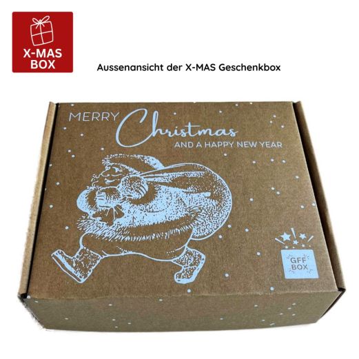 Geschenkbox X-MAS - MEDIUM - zum Befüllen