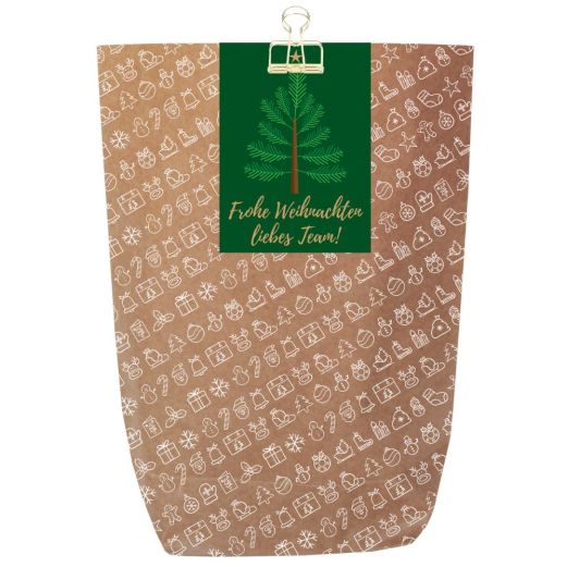 Geschenktüte „Frohe Weihnachten liebes Team“ – zum Befüllen