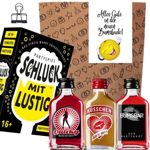 Geschenktüte ALLES GUTE IN DER NEUEN BUMSBUDE! # 2