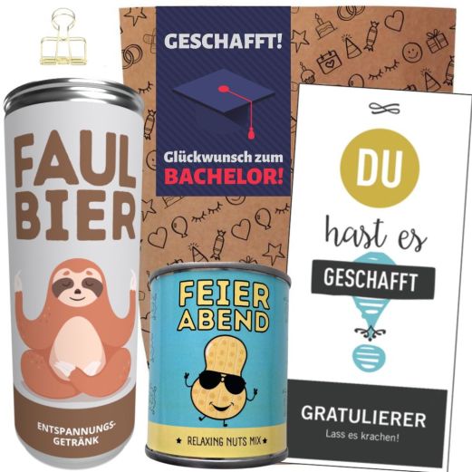Geschenktüte ZUM BACHELOR ABSCHLUSS # 8