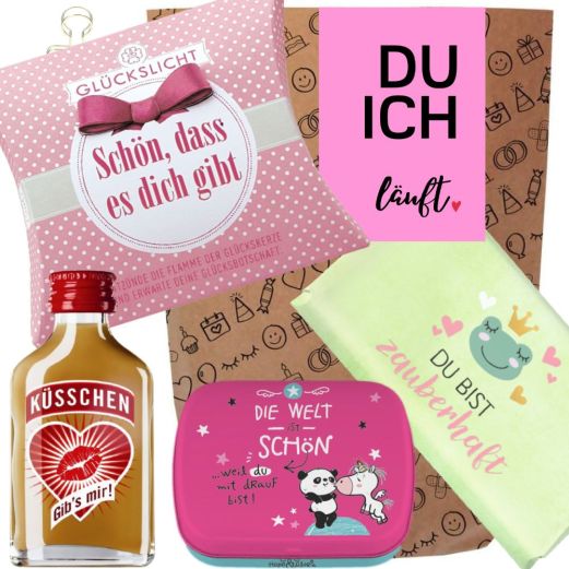 Geschenkset DU ICH LÄUFT - rosa # 5