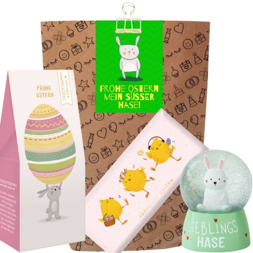 Geschenktüte FROHE OSTERN MEIN SÜSSER HASE # 10