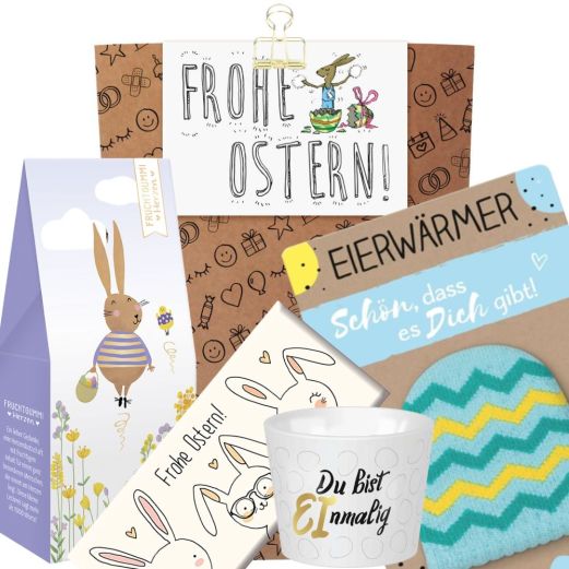 Geschenktüte Frohe Ostern (Set 12 - Ramiro) – Kleinigkeit zu Ostern