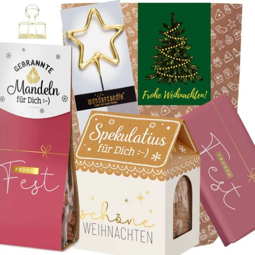 Geschenktüte FROHE WEIHNACHTEN! LICHTERKETTE # 1