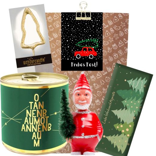 Geschenktüte „Frohes Fest“ – Aufmerksamkeit zu Weihnachten (Auto – Set 4)