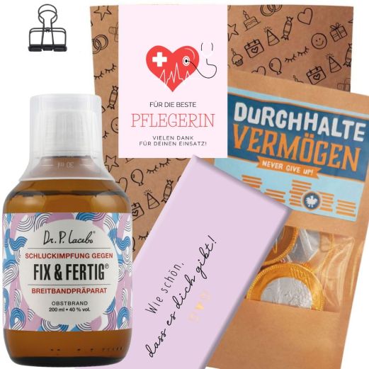 Geschenktüte FÜR DIE BESTE PFLEGERIN # 2
