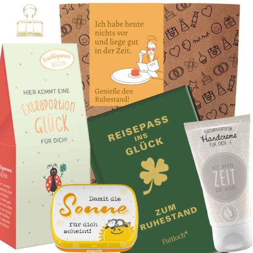 Geschenktüte GENIESSE DEN RUHESTAND! # 2