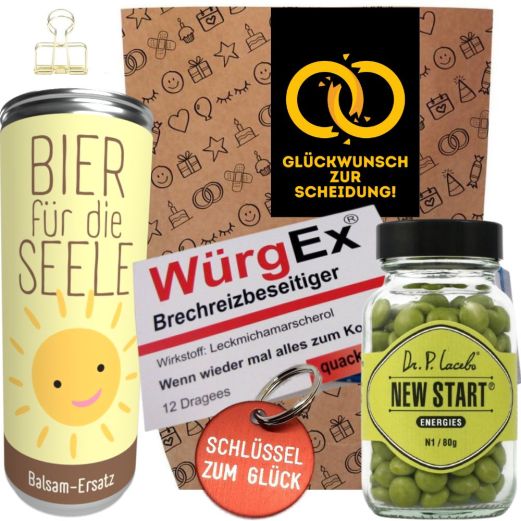 Geschenktüte GLÜCKWUNSCH ZUR SCHEIDUNG! # 2