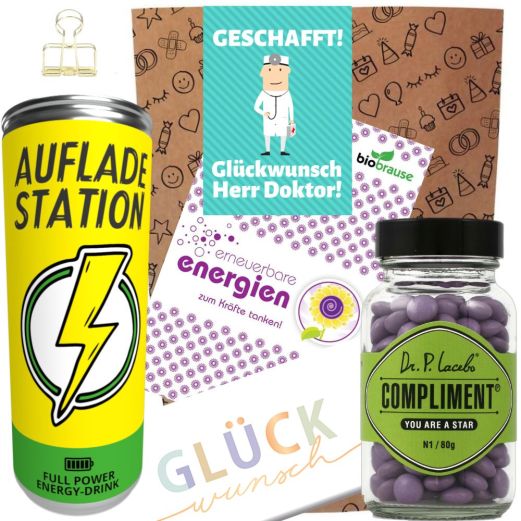 Geschenktüte GLÜCKWUNSCH ZUM DOKTORTITEL # 2